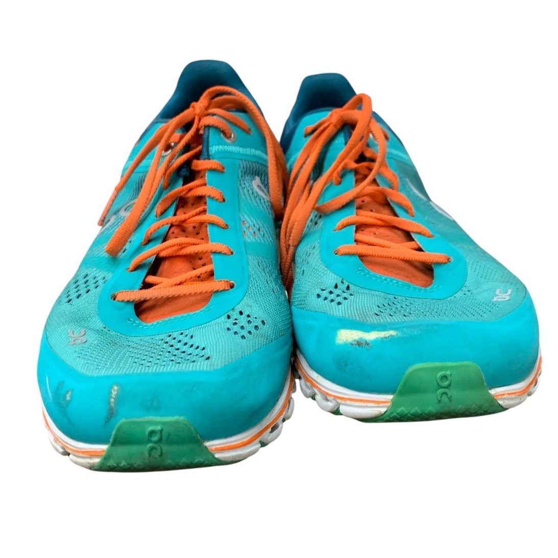 On Cloud 5 Atlantis Flame Blue Orange Swiss Engineered Women’s 9.5 Running