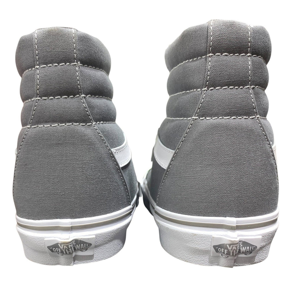 Vans Sk8-Hi High Top Sneakers Frost Grey White Canvas Skate Shoes Mens 12