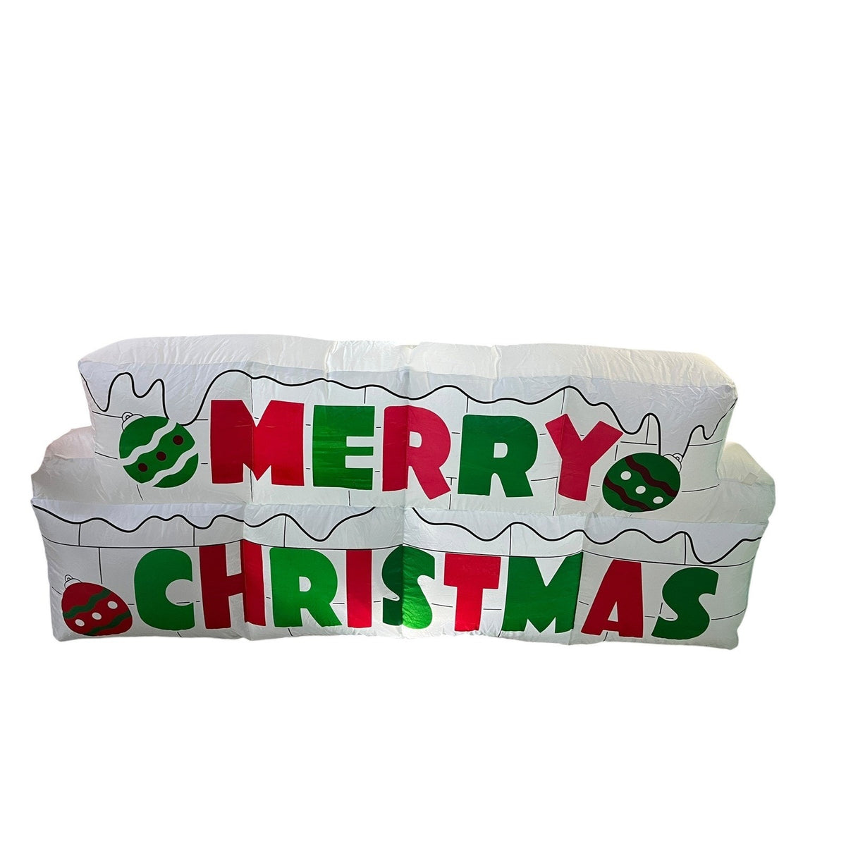 10ft Christmas Inflatable Gingerbread Man Merry Christmas Sign and Tree LED
