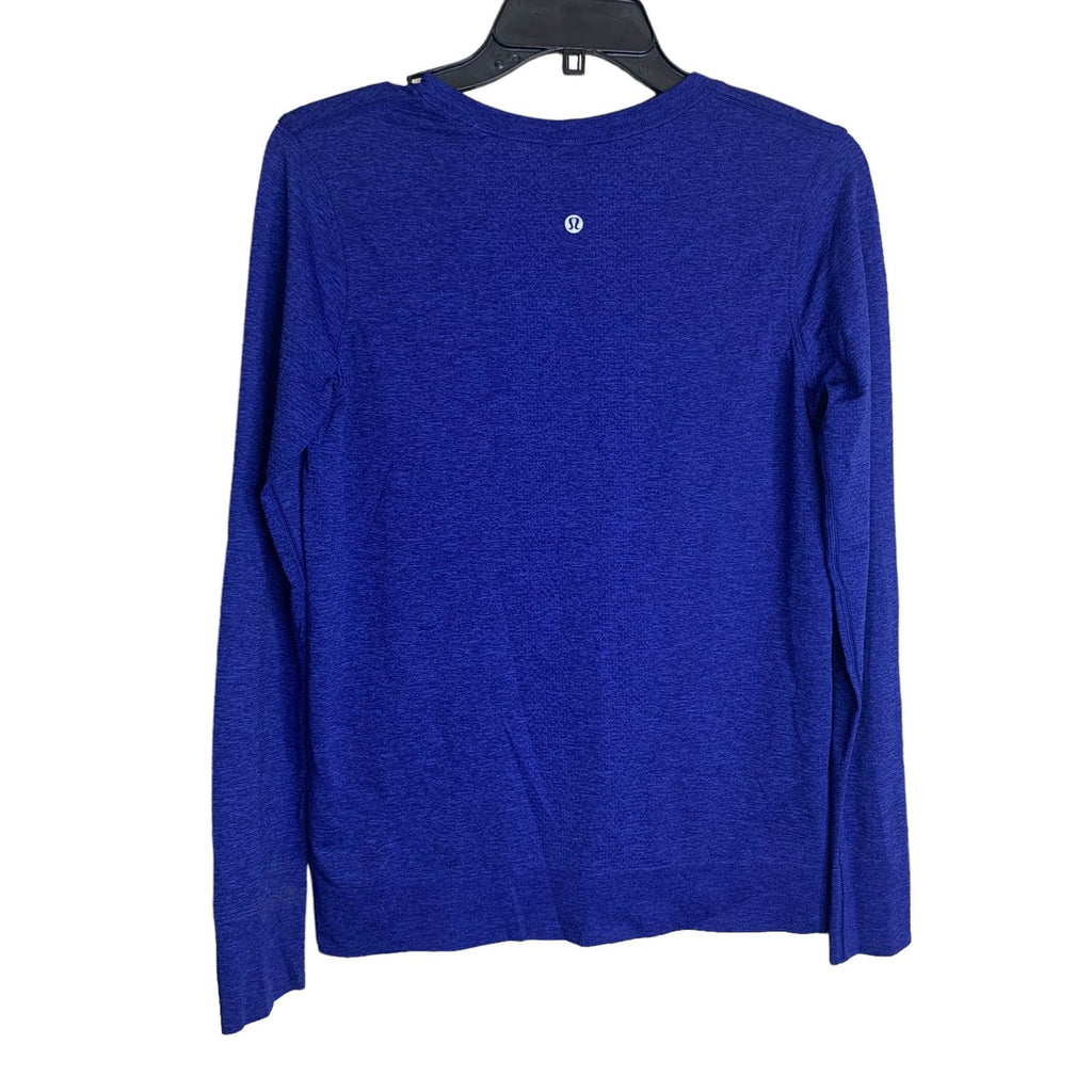 Lululemon Swiftly Breathe Long sleeve Women Blue SZ 4