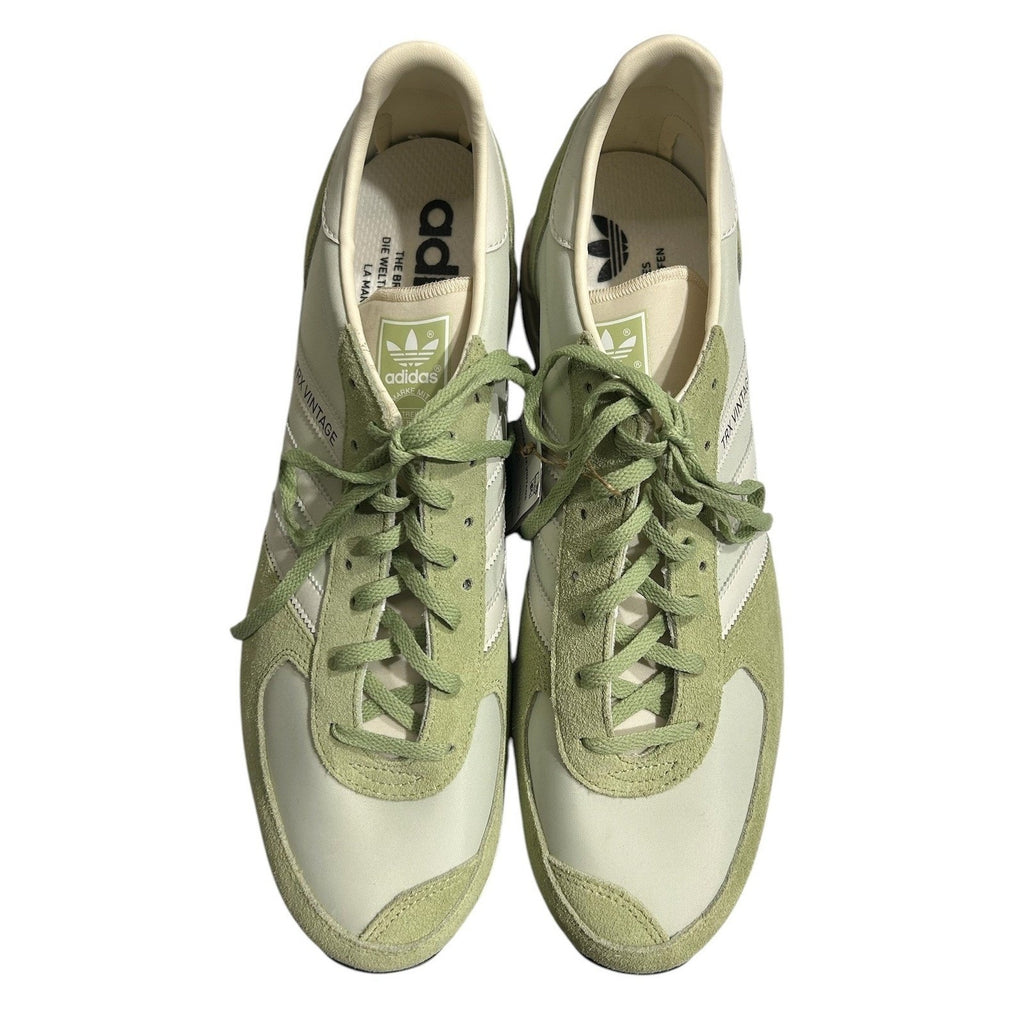 Adidas TRX Vintage Mens Halo Green Cream White Retro Sneakers GX4581 Size 13 NWT