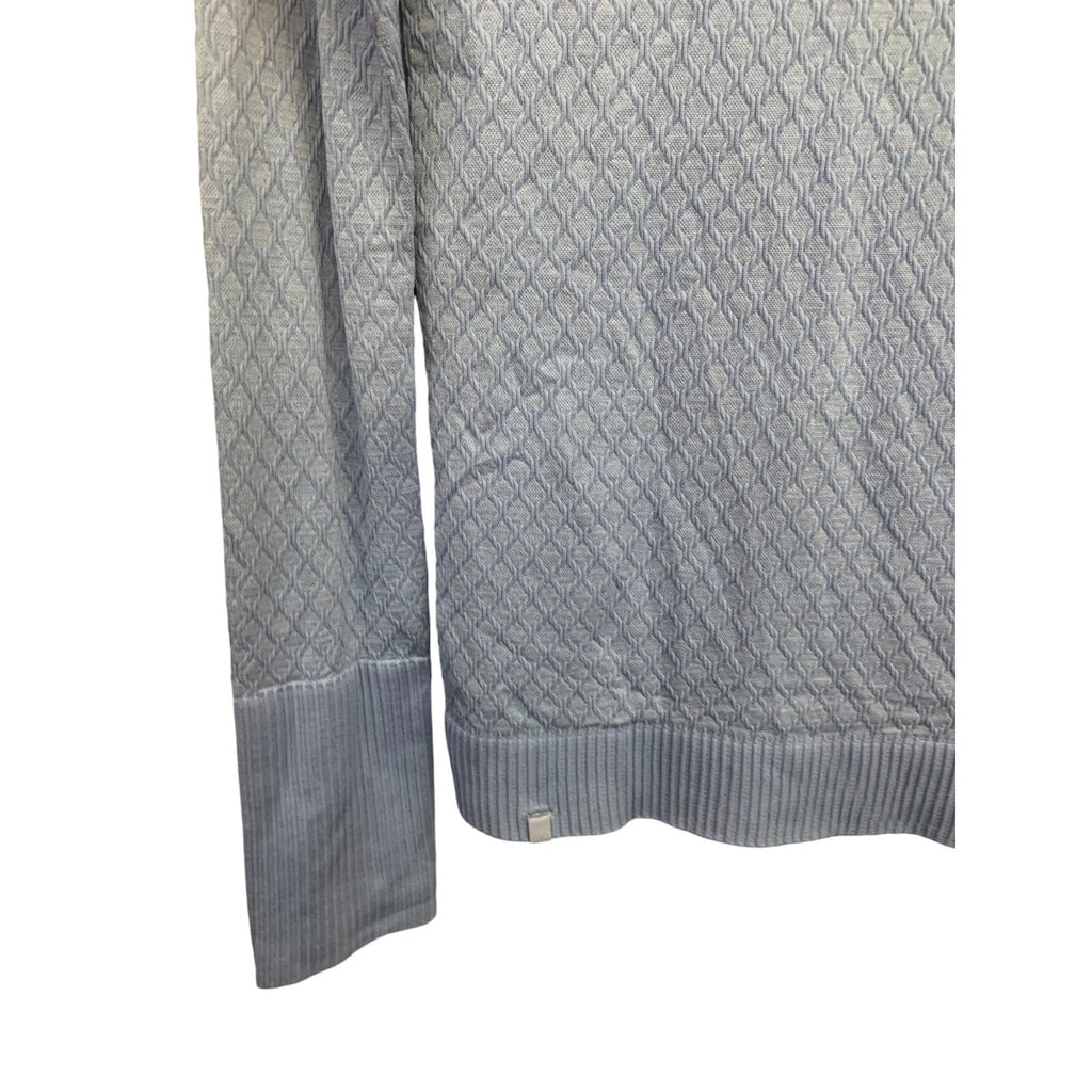 Lululemon Rest Less Pullover Iron Purple/White SZ 4