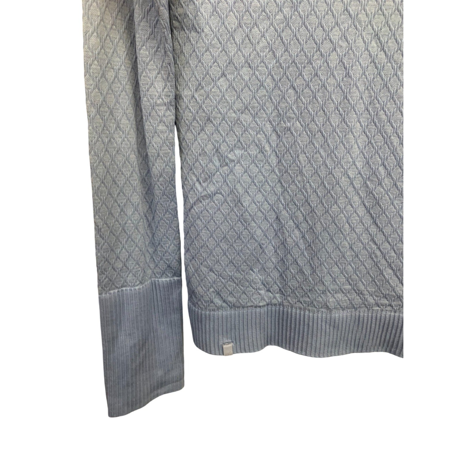 Lululemon Rest Less Pullover Iron Purple/White SZ 4