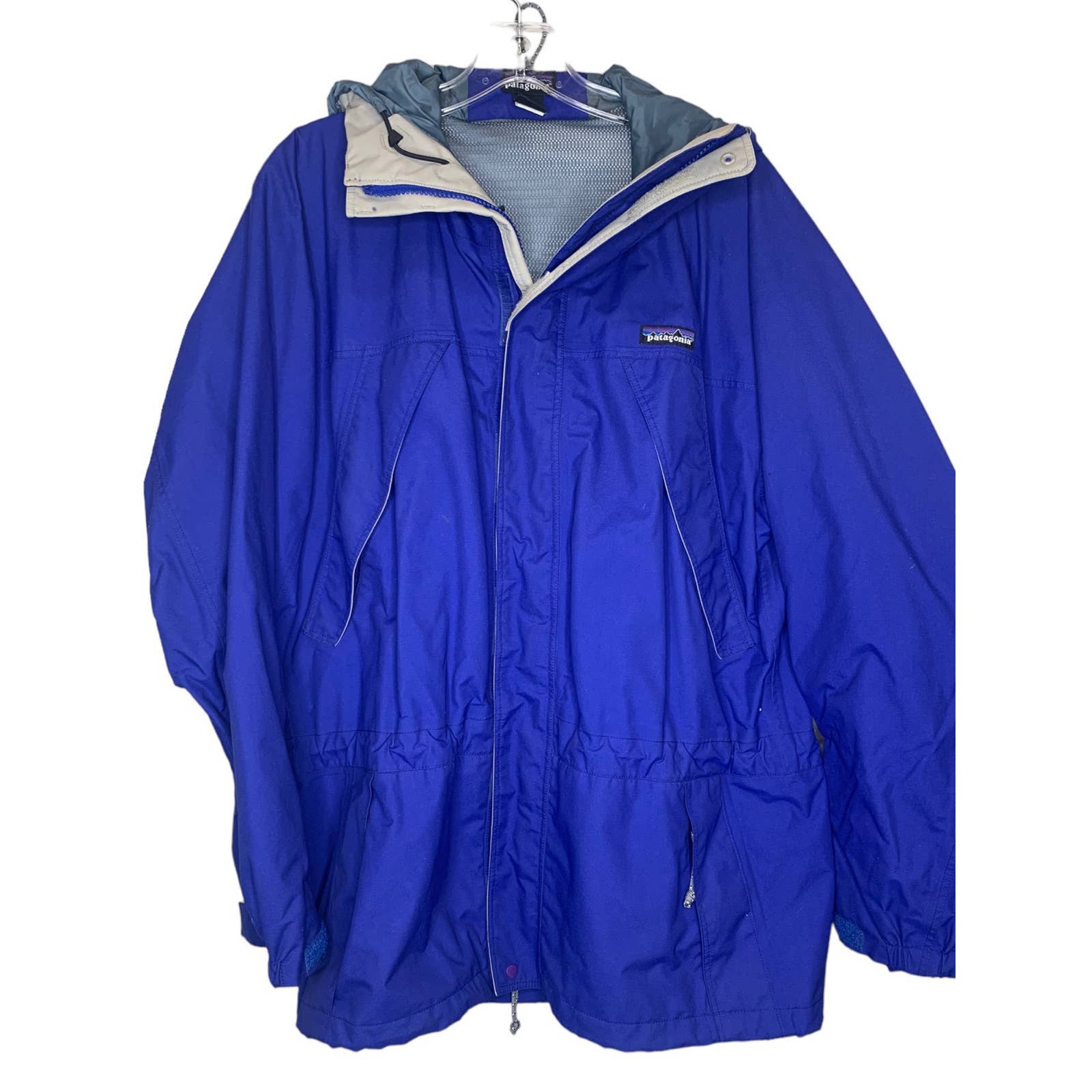 Patagonia Blue Jacket Wind Breaker SZ Small